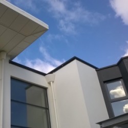 Alumasc Skyline bespoke fascia and soffit system for Jersey residence