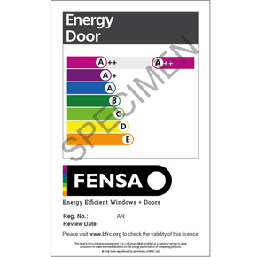 FENSA energy ratings