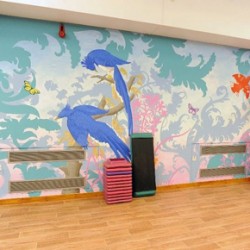 Hospital mural