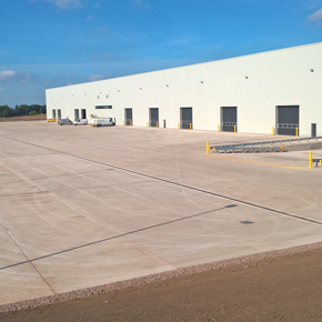 Gatic’s Filcoten - the world’s first lightweight concrete channel drain, used at Carlisle Airport