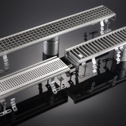Modular 120 stainless steel channel drain
