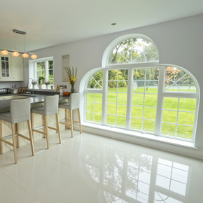 Energy efficiency achieved with bespoke feature windows