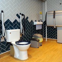 Velvet Coaster's Changing Places toilet