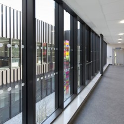 Aluminium windows for new medical centre