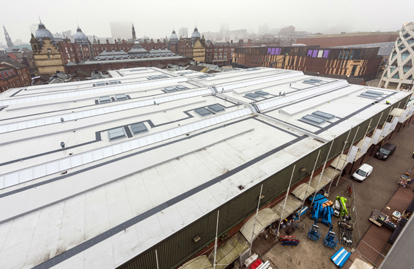 Kirkgate Market with Sarnafil Plus roofing solution