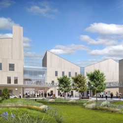 Kawneer curtain walling specified for new hospital