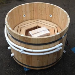 Wooden hot tub from Edge Leisure