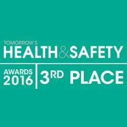 AlarmCalm achieves third place at Tomorrow's Health and Safety Awards 2016
