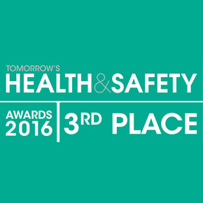 AlarmCalm achieves third place at Tomorrow's Health and Safety Awards 2016