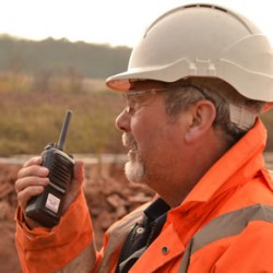 Two-way radios in construction