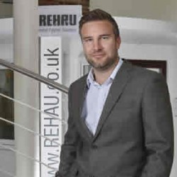 Drew Clough, REHAU Product Manager for underfloor heating and plumbing