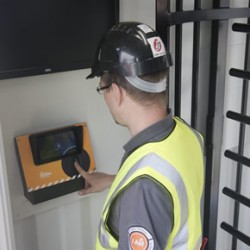 MSite fingerprint reader improves access control at construction sites