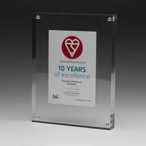 Fire systems supplier awarded for 10 years of excellence