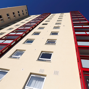 Replacement windows and curtain walling specified for Broomhead flats refurbishment
