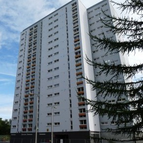 Littleholm after the application of Structherm's Structural External Wall Insulation