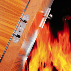 Powermatic door closers for fire safety
