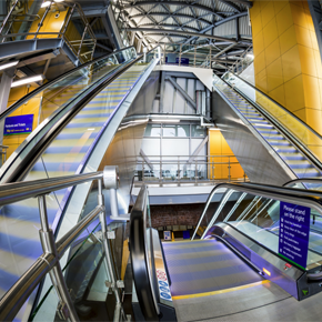 Leeds Station Southern Entrance escalators