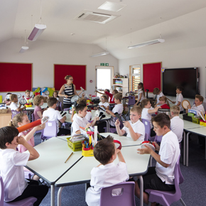 Weldon Primary School modular classroom