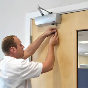 Fire door closers and holders from Geofire